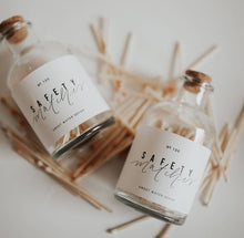 Load image into Gallery viewer, White Tipped Matches in Apothecary Jar