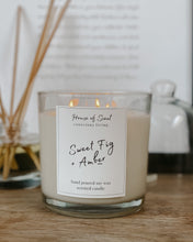 Load image into Gallery viewer, Sweet Fig & Amber - 3 wick