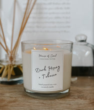 Load image into Gallery viewer, Dark Honey & Tobacco - 3 wick
