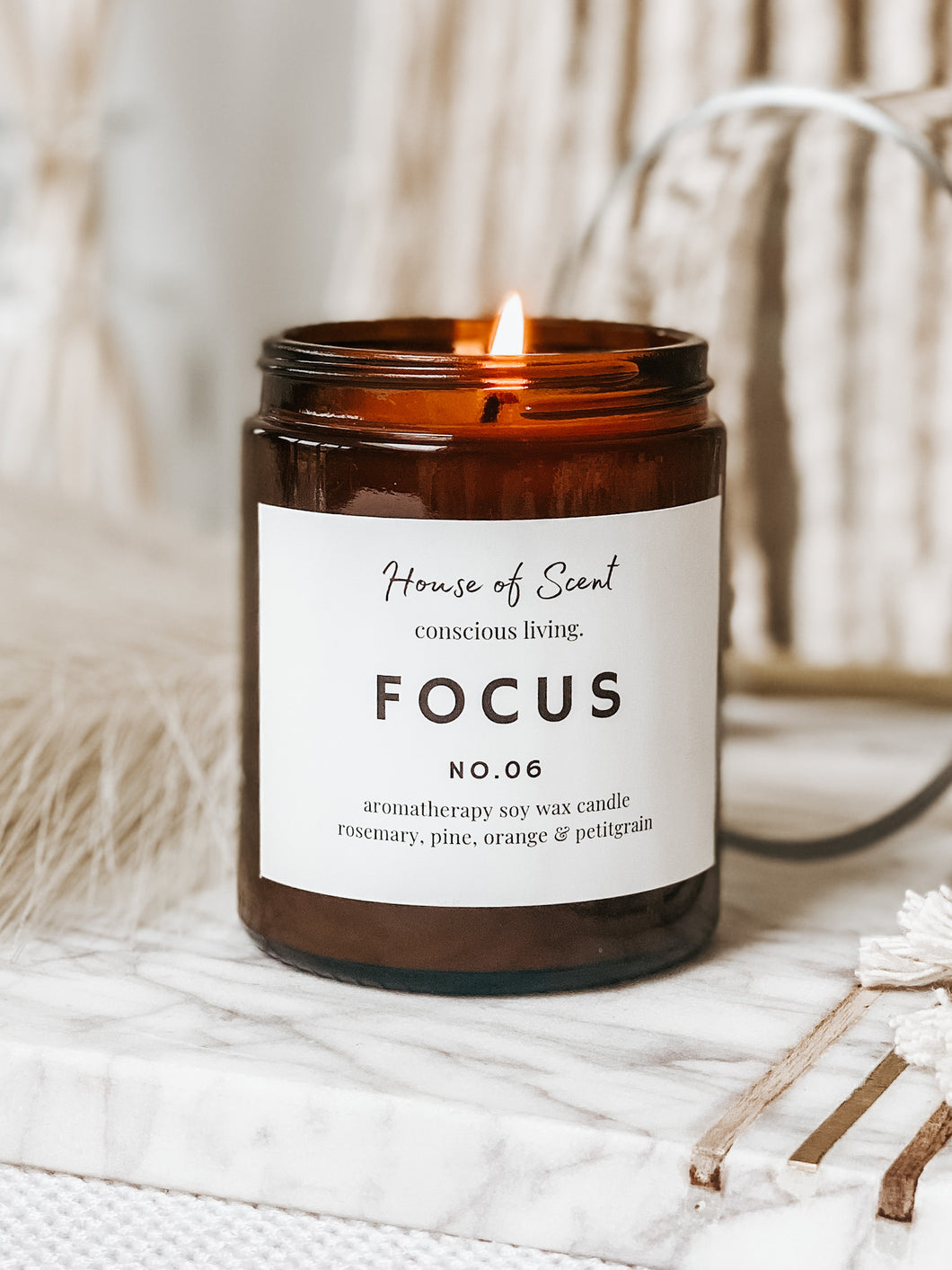 Focus - rosemary, eucalyptus & orange