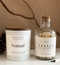Load image into Gallery viewer, White Candle &amp; Matches Gift Set
