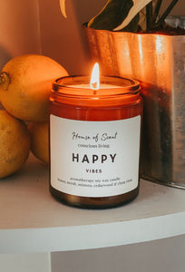 Happy - citrus, cedarwood, neroli & mimosa